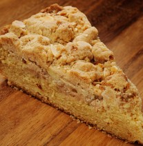 Almond Crumb Cake Also available in Pecan, Plain or Seasonal Fruit