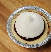 Key Lime Pie House-made graham crust, lime custard, raspberry jam and whipped cream