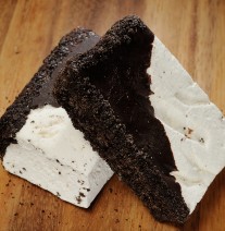 S’mOreo Marshmallow dipped in dark chocolate and rolled in Oreo crumbs